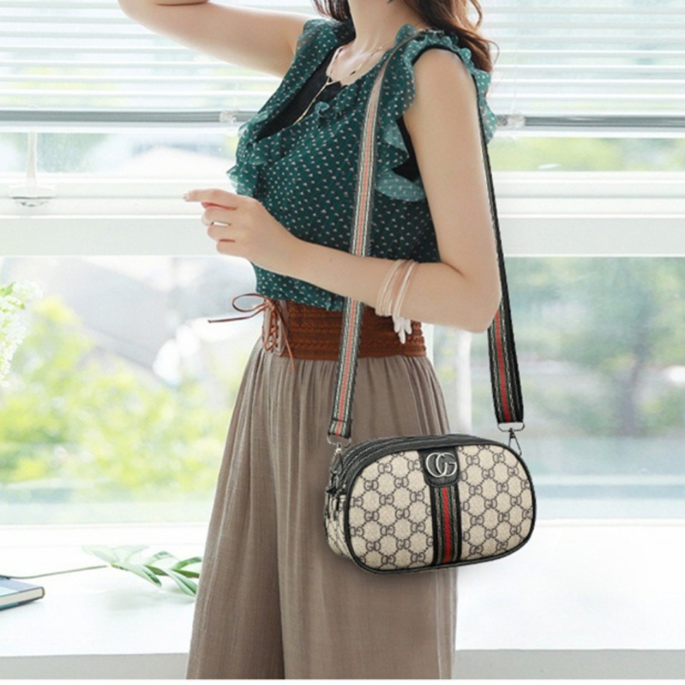 Faux Leather Sling Bag - Picture 3 of 8